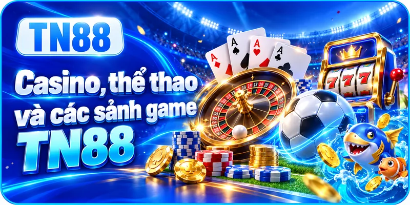 Casino, thể thao và các sảnh game TN88