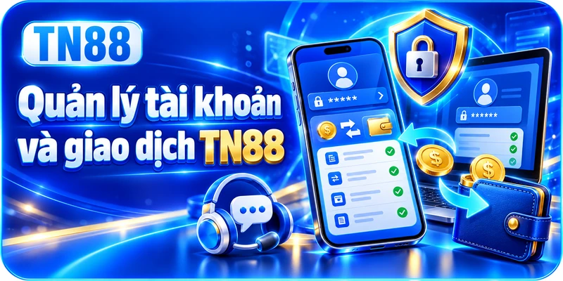 Quản lý tài khoản và giao dịch TN88